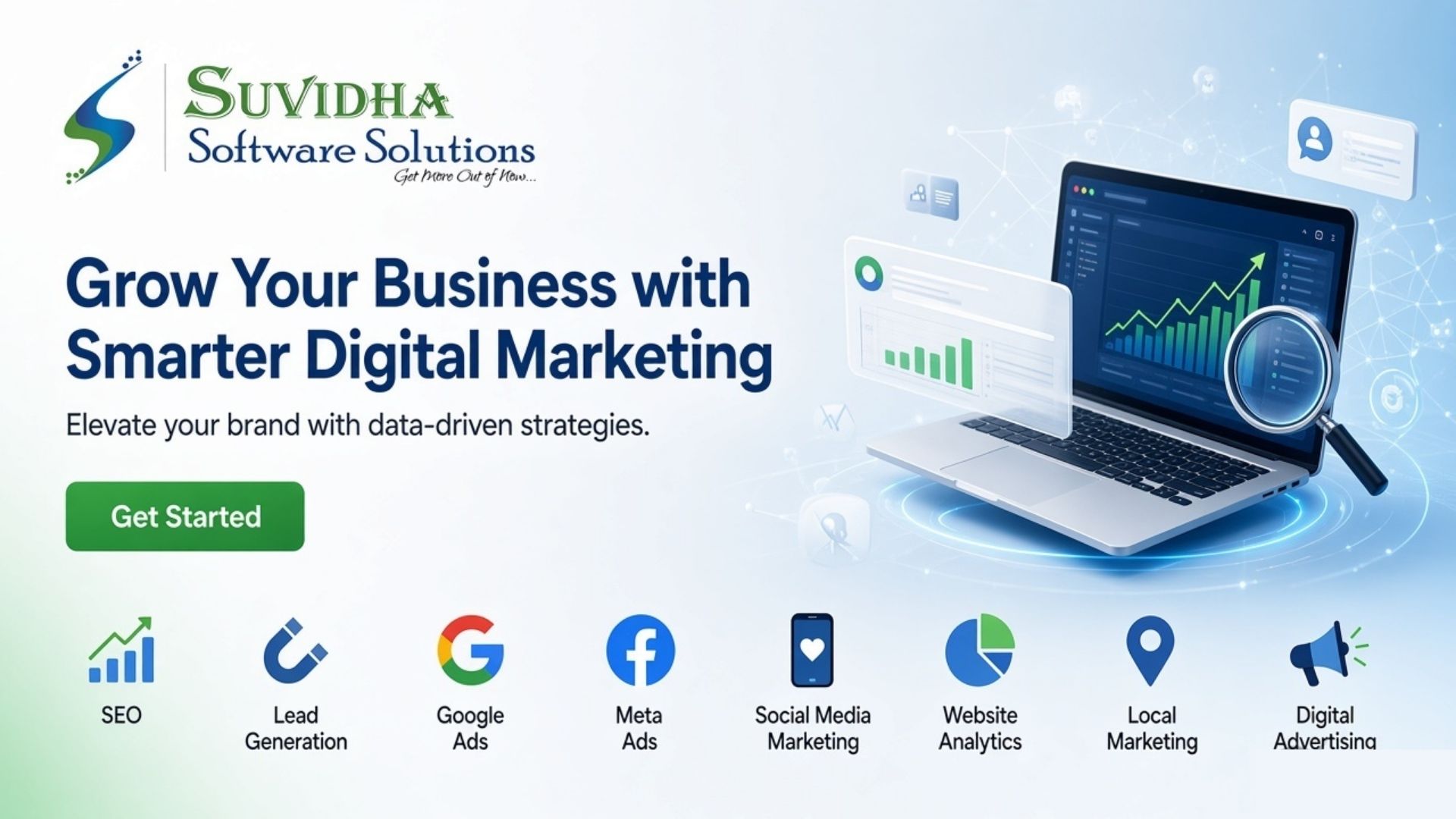 Digital marketing, SEO, Google Ads and lead generation services